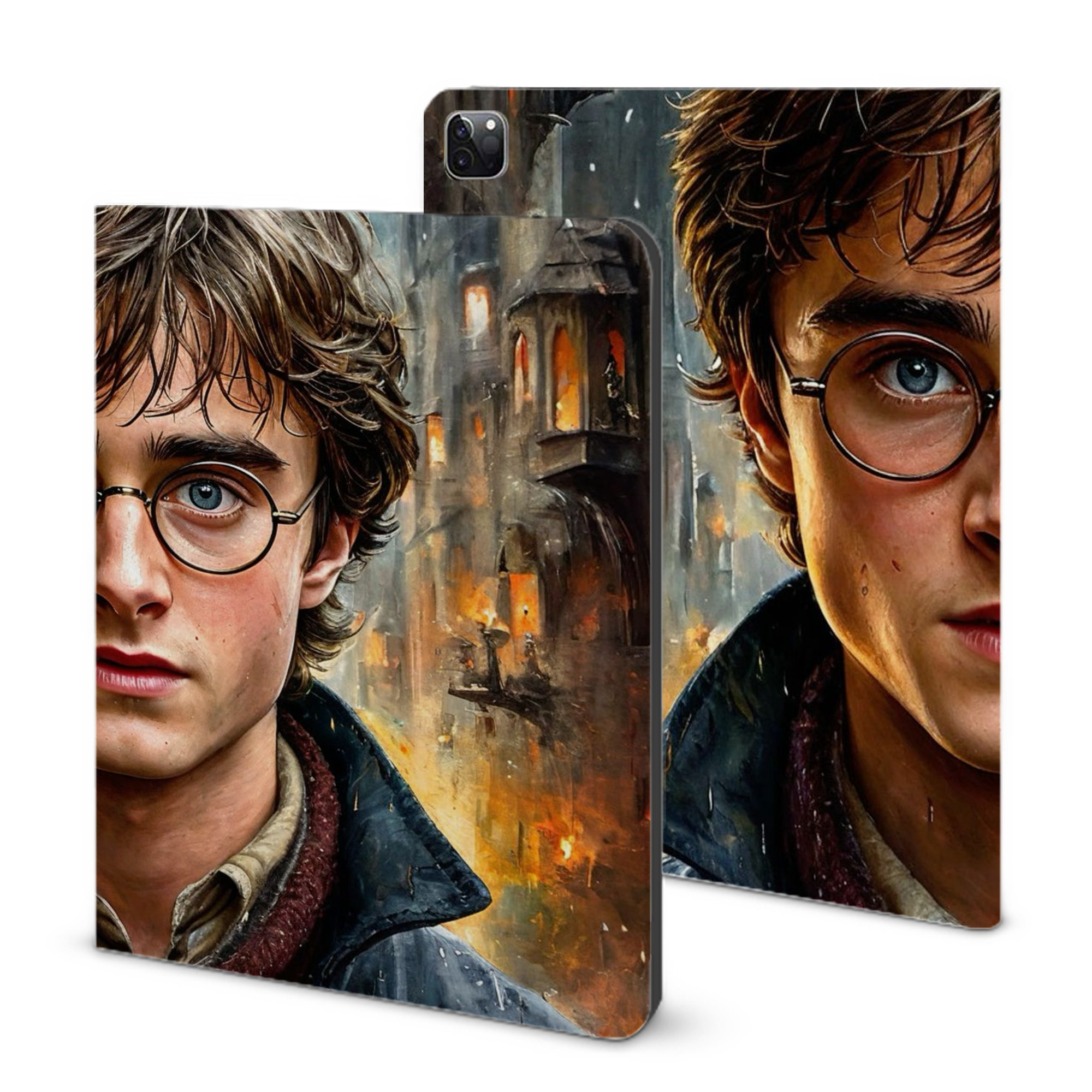 （画像用） Harry Potter ハリー・ポッターシリーズ IPad ケース ブック型 PUレザー TPU 耐衝撃 軽量 薄型 ペン収納なし 全面保護 IPad 各モデル対応
